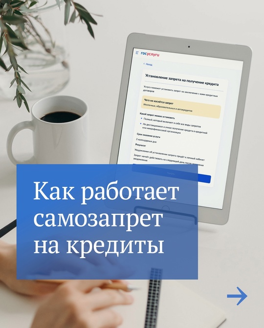 Как работает самозапрет на кредиты