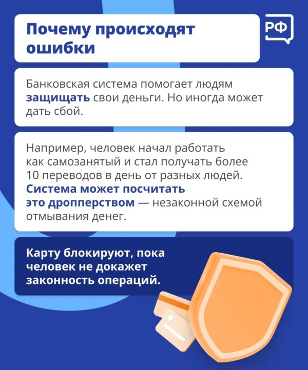 Пытаетесь оплатить крупную покупку или перевести значительную сумму — и вдруг вашу карту блокируют. Такое случается, потому что с помощью специальных механизмов банки защищают людей от мошенников.